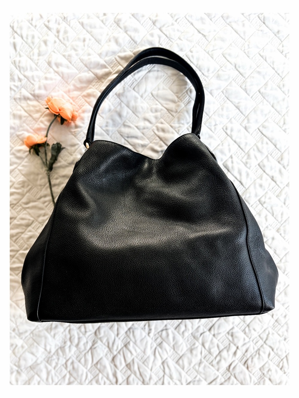 Coach Madison Phoebe Black Pebbled Leather Hobo Bag - Picture 2 of 13